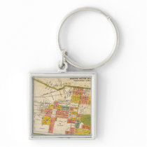 Map of Berkeley Keychain