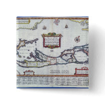 Map of Bermuda Pin