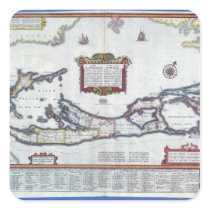 Map of Bermuda Sticker