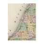 Map of Berrien County, Michigan Post Card