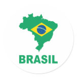 Map Of Brazil stickers