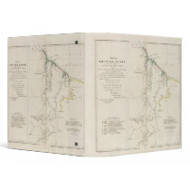 Map of British Guiana 3 Ring Binders
