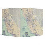 Map of California 4 binders