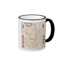 Map of Cambridgeshire, published Amsterdam c.1647- Mugs