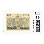 Map of Canaan The Land of Promise By Moxon 1680 Stamp