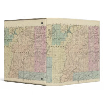 Map of Chippewa County northern part Vinyl Binder