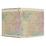 Map of Chippewa County northern part Vinyl Binder