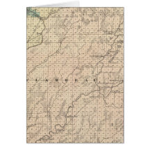 Map of Chippewa County northern part Cards