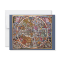 Map of Christian Constellations, Andreas Cellarius Custom Announcement