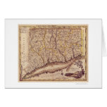 Map of Connecticut by Carey 1795 Cards