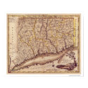 Map of Connecticut by Carey 1795 posters