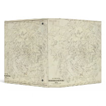 Map of Constellations 2 3 Ring Binder