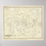 Map of Constellations 2 Posters