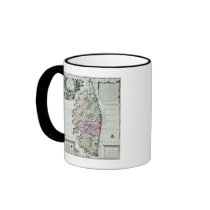 Map of Corsica Coffee Mugs