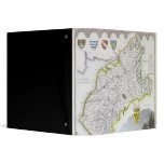 Map of Cumberland, from 'Moule's English Vinyl Binder