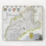 Map of Cumberland, from 'Moule's English Mousepads