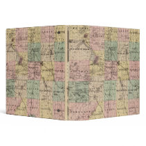 Map of Dodge County, State of Wisconsin Vinyl Binder