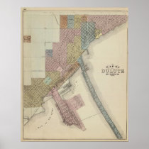 Map of Duluth, St. Louis County, Minnesota