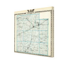 Map of Effingham County Canvas Print
