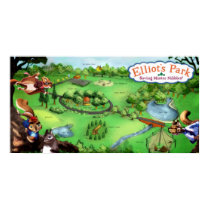 Map of Elliot's Park Poster posters