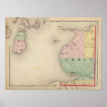 Map of Emmet County, Michigan