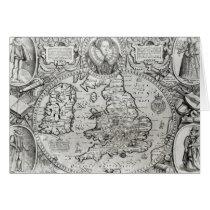 Map of England during the reign of Greeting Cards