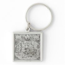 Map of England during the reign of Keychain