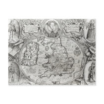 Map of England during the reign of Postcards