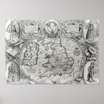 Map of England during the reign of