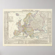 Map of Europe 2 Posters