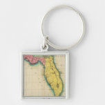 Map Of Florida Key Chain
