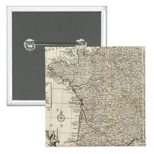 Map of France 2 Buttons