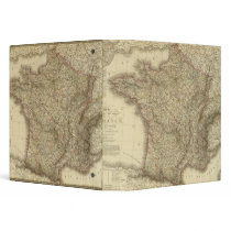 Map of France Vinyl Binder