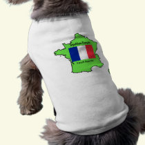 Map of France Pet Clothing