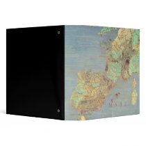 Map of France, Spain and North-West Africa Binders
