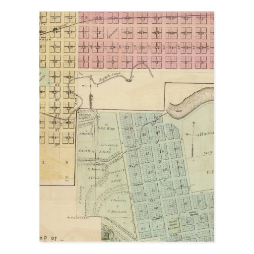 Map of Glencoe, Map of Henderson, Minnesota Postcard Zazzle