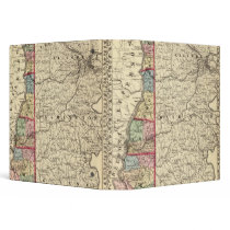 Map of Hancock, Brooke, Ohio, Marshall counties Vinyl Binder