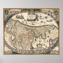 Map of Holland Poster