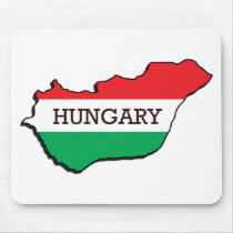 Map Of Hungary Mousepads