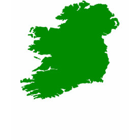 Map Of Ireland T-Shirt - A beautiful silhouette of the Emerald Isle - great for St. Patrick's Day or whenever you want to show pride in your heritage. Map Of Ireland T-Shirt - A beautiful silhouette of the Emerald Isle - great for St. Patrick's Day or whenever you want to show pride in your heritage.