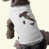 Map of Italy Pet Clothing