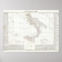 Map of Italy Print