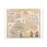 Map of Japan 3 Postcard