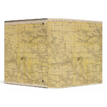 Map of Jefferson County, State of Iowa Vinyl Binder