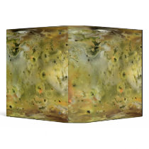 Map of Jupiter's moon Lo 3 Ring Binder
