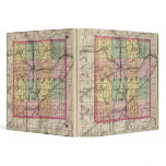 Map of Kalamazoo County, Michigan Vinyl Binders