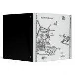 Map of Laputa, Balnibari, Luggnagg 3 Ring Binder
