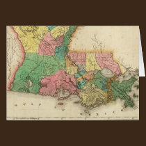 Map Of Louisiana cards