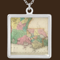 Map Of Louisiana necklaces
