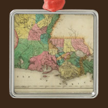 Map Of Louisiana ornaments